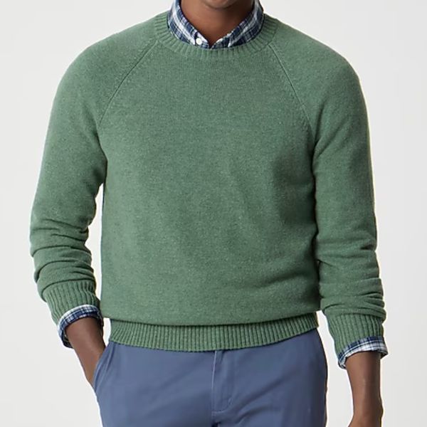 J.Crew Factory Crewneck Sweater in Supersoft Lambswool Blend