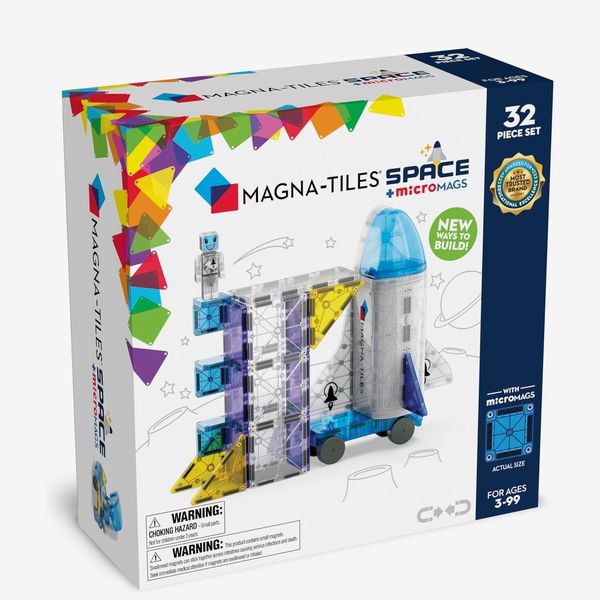 Magna-Tiles Space 32-Piece Magnetic Construction Set