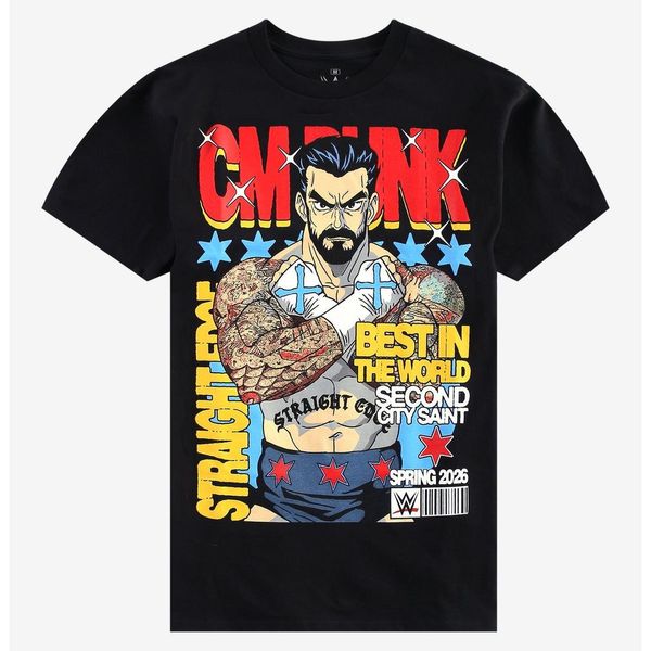 WWE CM Punk Manga T-Shirt