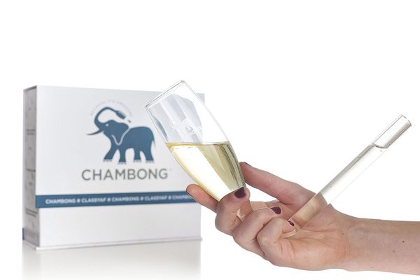 Chambong Handblown Champagne Shooters
