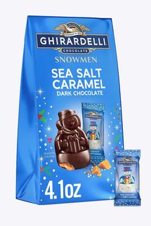 Ghirardelli Dark Chocolate & Sea Salt Caramel Snowmen