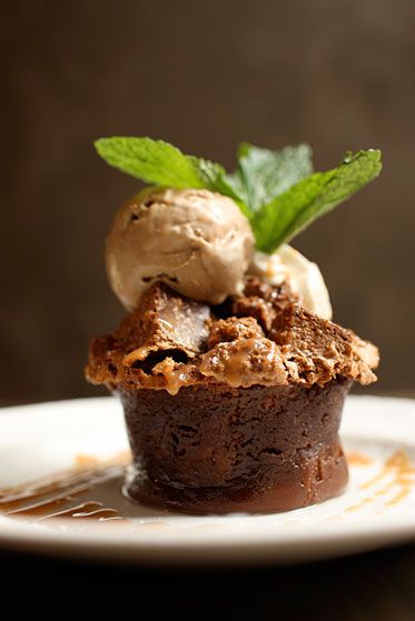 With coffee ice Cream