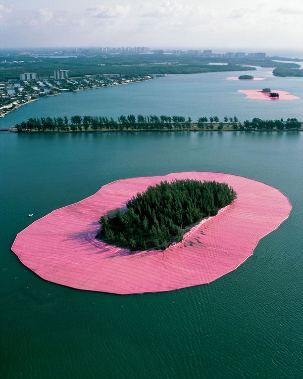 Christo Revisits Miami's Pink 'Surrounded Islands' From 1983