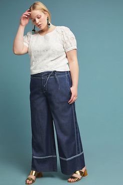 Pilcro Ultra High-Rise Wide-Leg Jeans