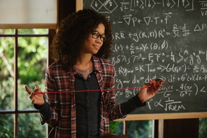 Storm Reid in A Wrinkle in Time.