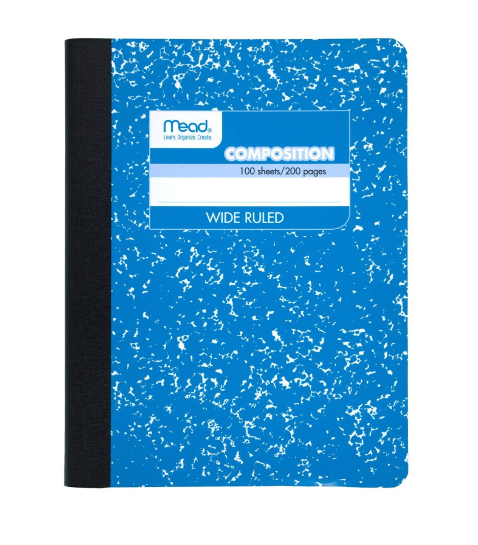 Wide Lined Pocket Notepad Notebook with 30 Sheets of Premium Thick Paper