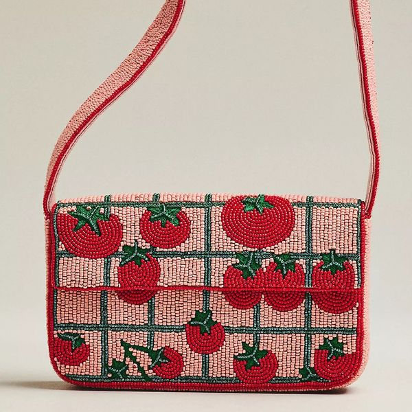 Anthropologie Fiona Beaded Bag: Food & Drink Edition