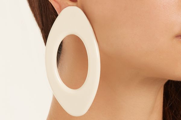 Balenciaga Hole Single Clip-On Earring