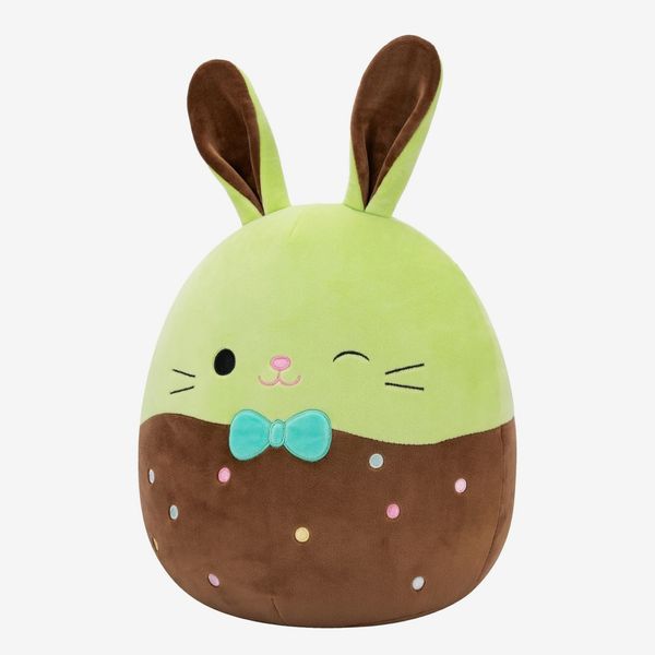 Squishmallows Original Buster The Chocolate-Dipped Green Bunny Holding Chocolate Bunny