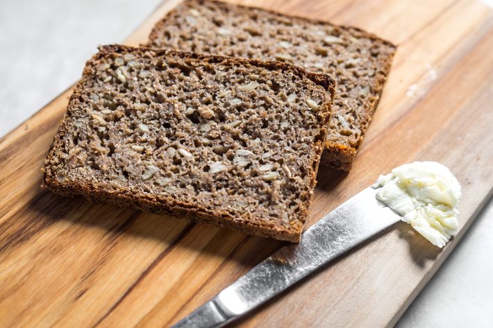 Rugbrød: traditional dense Danish rye bread made with 100 percent whole-grain rye, $7 or $12.
