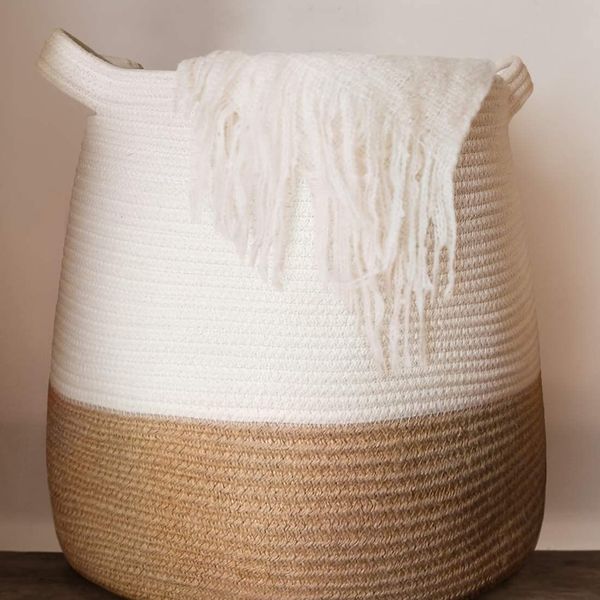 Large Woven Rope Basket