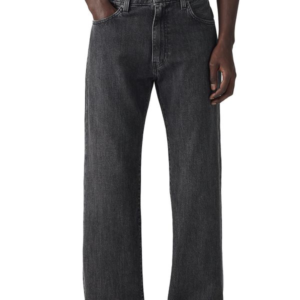 Levi's 555 Relaxed Straight Leg Cotton & Linen Jeans