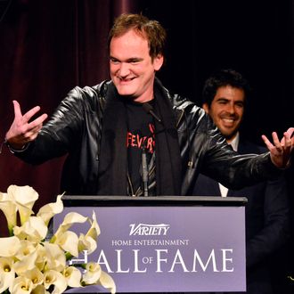 LOS ANGELES, CA - DECEMBER 10: Director/Producer Quentin Tarantino attends the 33rd annual Variety Home Entertainment Hall of Fame on December 10, 2013 in Los Angeles, California. (Photo by Jerod Harris/Getty Images for Variety)