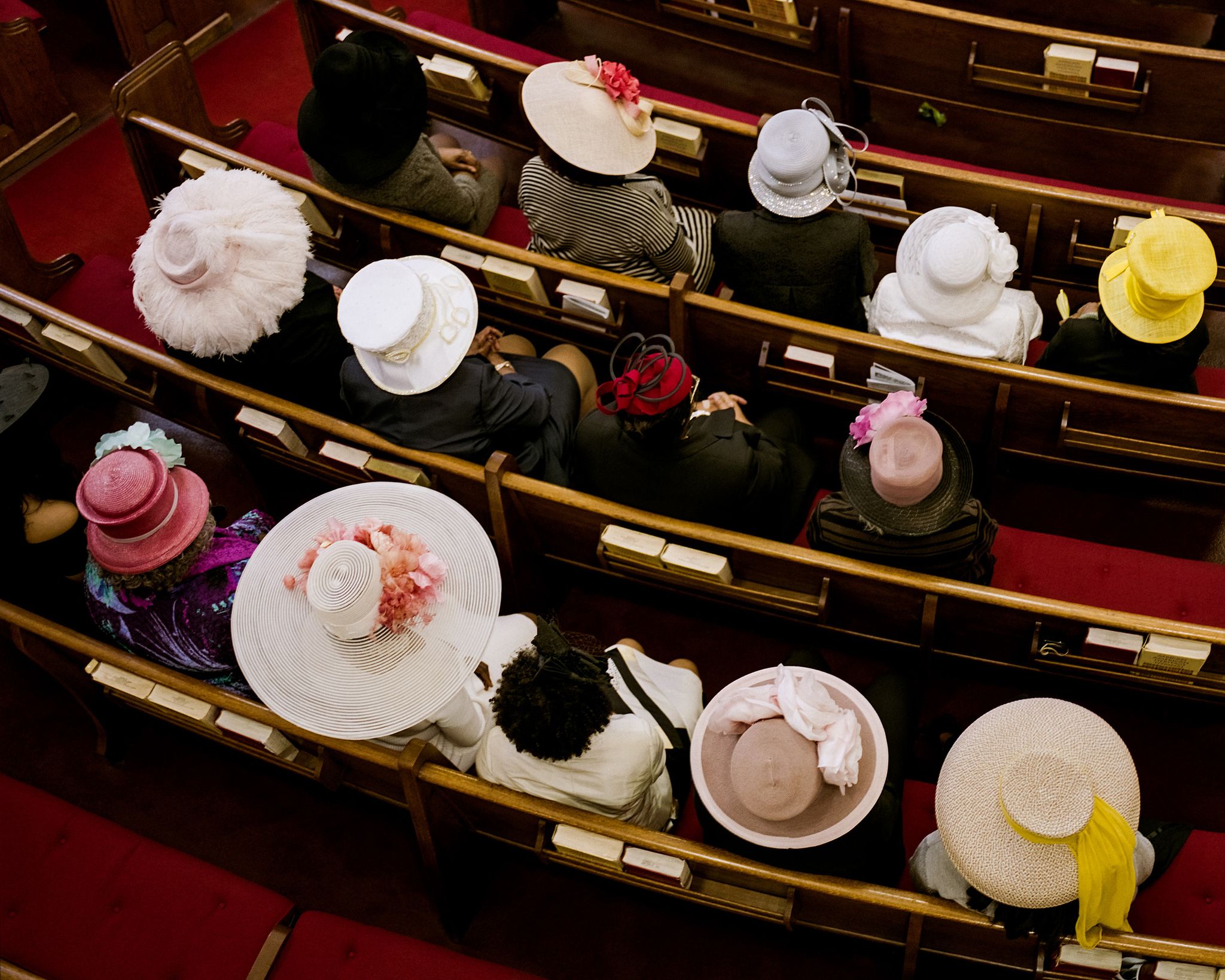 Easter Hats At The Abyssinian Baptist Church In Harlem
