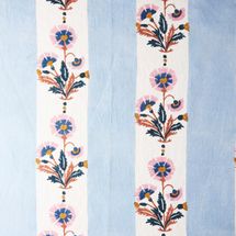 Molly Mahon Dianthus Wide Stripe Tablecloth