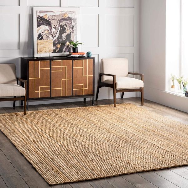 nuLOOM Rigo Handwoven Jute Rug - Natural, 5' x 8'