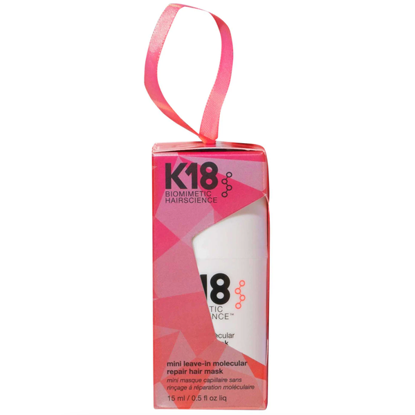 K18 Mini Leave-In Molecular Repair Hair Mask Holiday Ornament