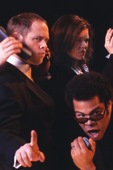 Peele, seen here during his time in Dutch comedy troupe Boom Chicago, performs at the Second City main stage during a cast exchange in 2002.