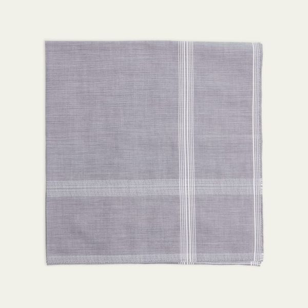 Charvet Men’s Cotton Check Handkerchief