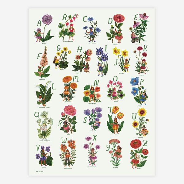 Phoebe Wahl: Flower Fairies Alphabet Print