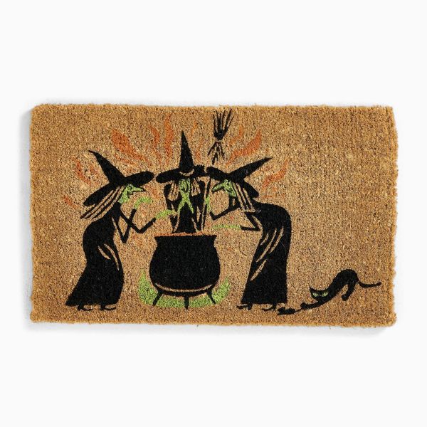 West Elm Halloween Witches Doormat