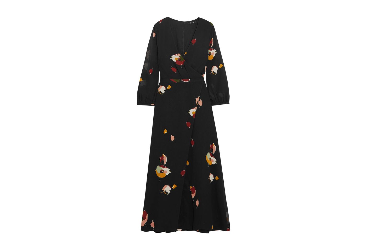 madewell black floral dress Ieena by Mac Duggal 27656 – After Five Fashion main image 0