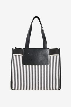 Proenza Schouler White Label XL Morris Two Tone Stripe Tote