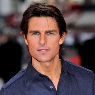 Tom Cruise attends the UK Film Premiere of 'Knight And Day' at Odeon Leicester Square on July 22, 2010 in London, England. 