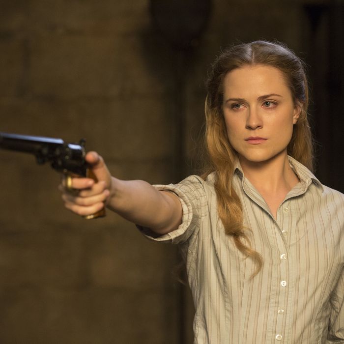 Evan Rachel Wood as Dolores.