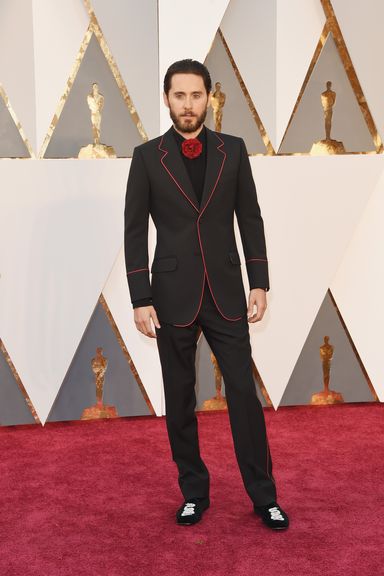 Jared Leto 
Suit by Gucci; watch by Bulgari.