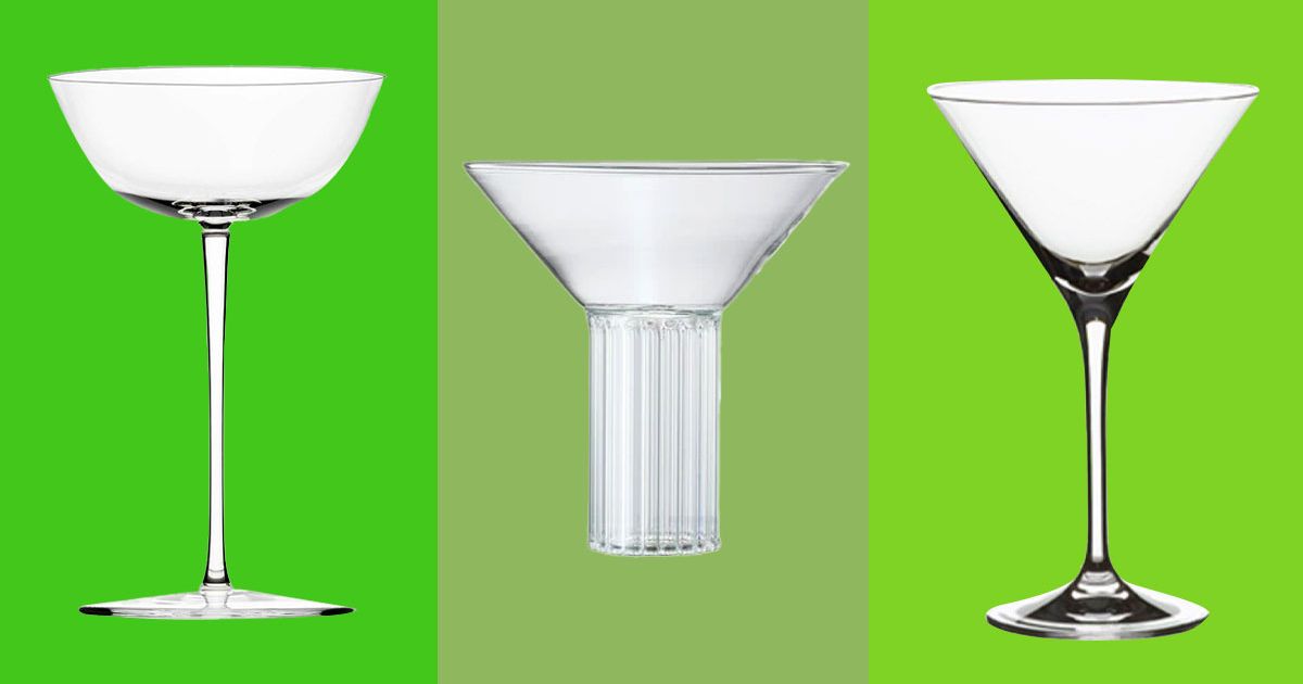 Martini Glass Es Set Of 7 - 6 Oz Cocktail Glasses For Espresso Martinis & Frozen Drinks Glass Martini Glasses - View #6