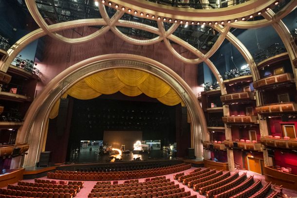 Inside the famous Dolby Theatre in Hollywood Boulevard, Los Angeles, California, USA