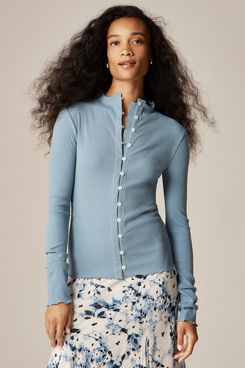 J.Crew Perfect Rib Cardigan Top