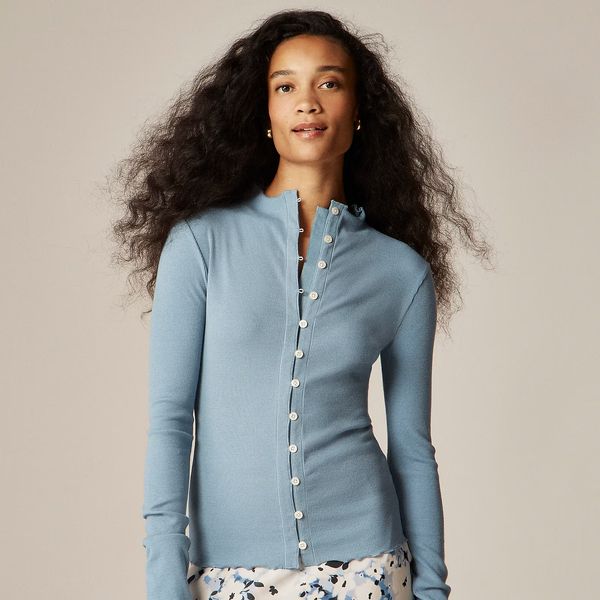 J.Crew Perfect Rib Cardigan Top