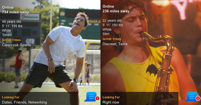 Rob Lowe 多年來的 Grindr 簡介