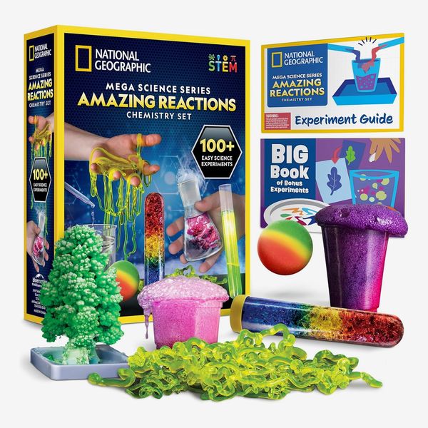 National Geographic Mega Science Series Amazing Reactions Chemistry Set