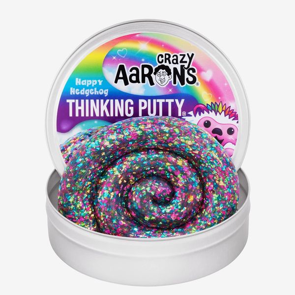 Crazy Aaron’s Putty Pets Happy Hedgehog Thinking Putty