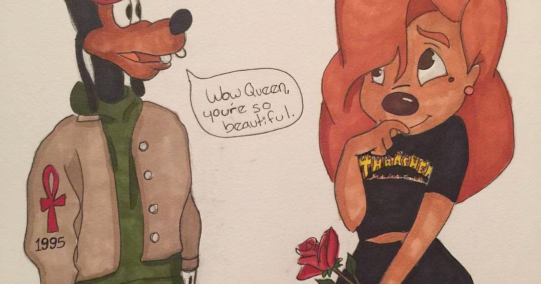 from 'A Goofy Movie' went viral on Instagram, spawning the phrase...