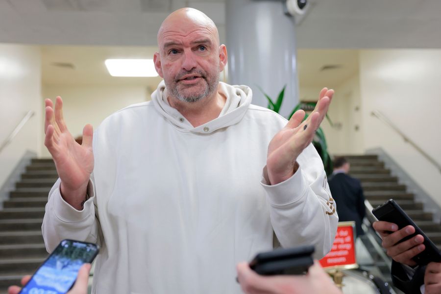 Fetterman Suggests Trump’s Power Grabs No Worse Than Biden’s