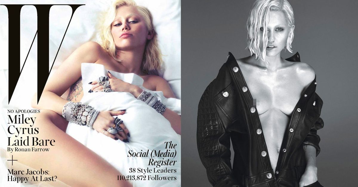 Miley Cyrus Gets Naked for Marc Jacobs
