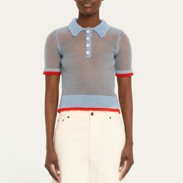 ZANKOV Gwen Polo Shirt with Tipping