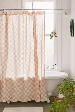 Urban Outfitters Checkerboard Shower Curtain