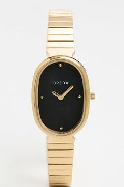 Breda ‘Jane’ Stainless Steel and Metal Bracelet Watch