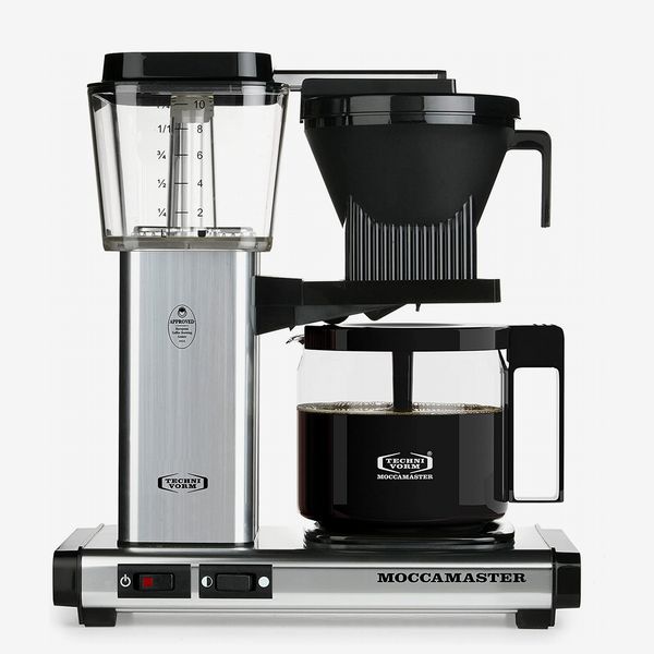 Technivorm Moccamaster 59616 KBG, 10-Cup Coffee Maker, 40 oz, Polished Silver