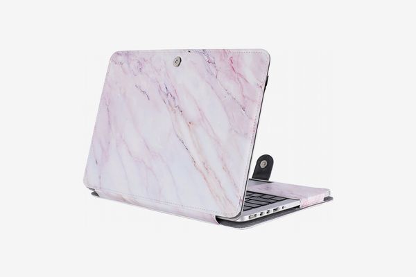 MOSISO PU Leather Case for MacBook Pro Retina 15 Inch Protective Cover Sleeve with Stand Function
