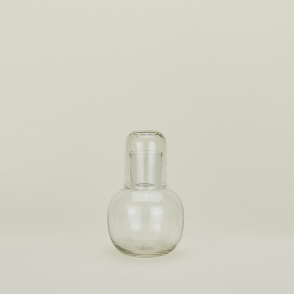 Sir/Madam Seeded Glass Carafe