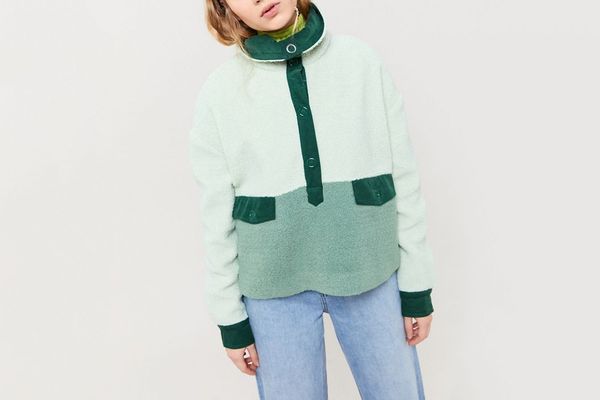 House Of Sunny Pullover Teddy Jacket