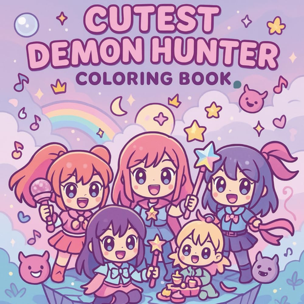 Cutest Demon Hunter Coloring Book
