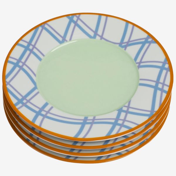 Misette Set of 4 Porcelain Salad Plates