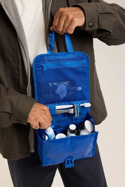 Calpak Terra Hanging Toiletry Bag in Cobalt